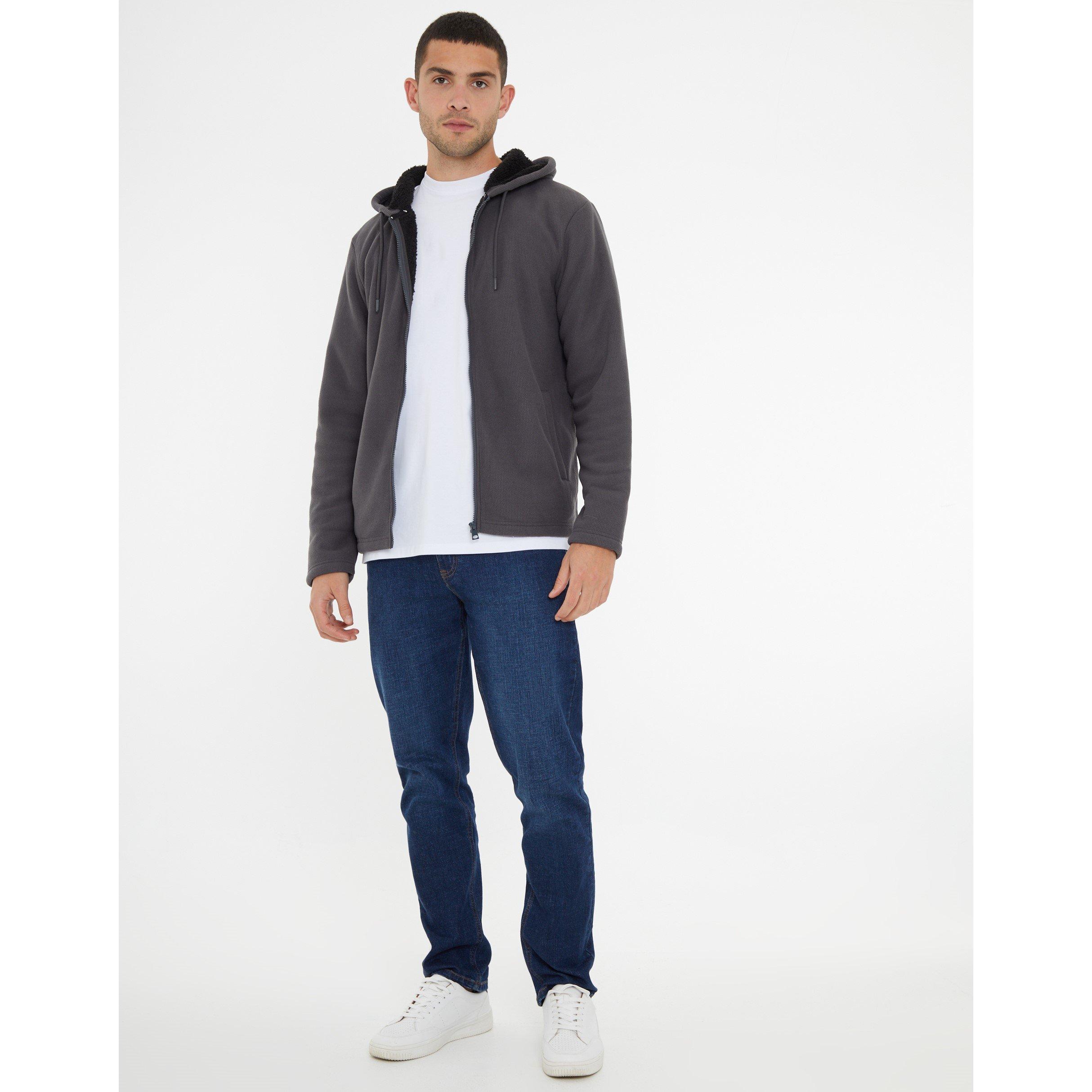 Threadbare Full Zip Fleece Mens