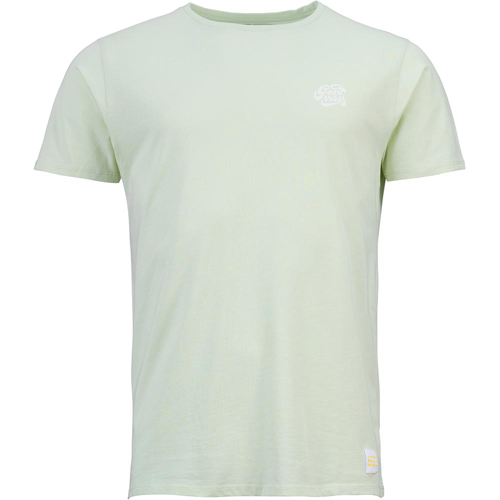 pull-in - T-shirt Good Vibes Vert Clair / Jaune / Blanc