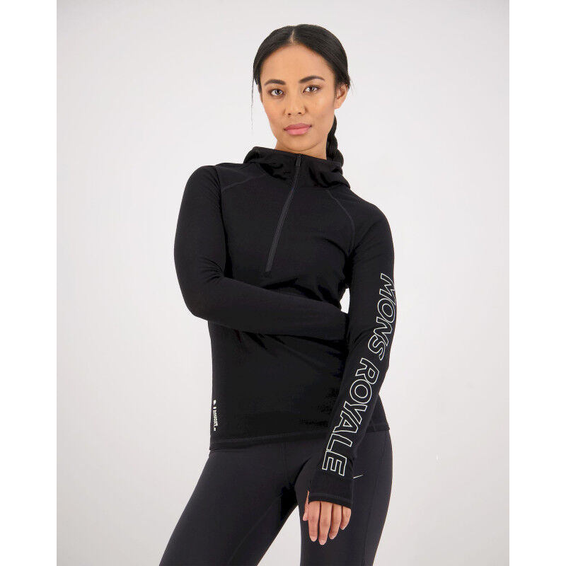 Bella Merino Long Sleeve Hood - Maillot thermique laine mérinos femme