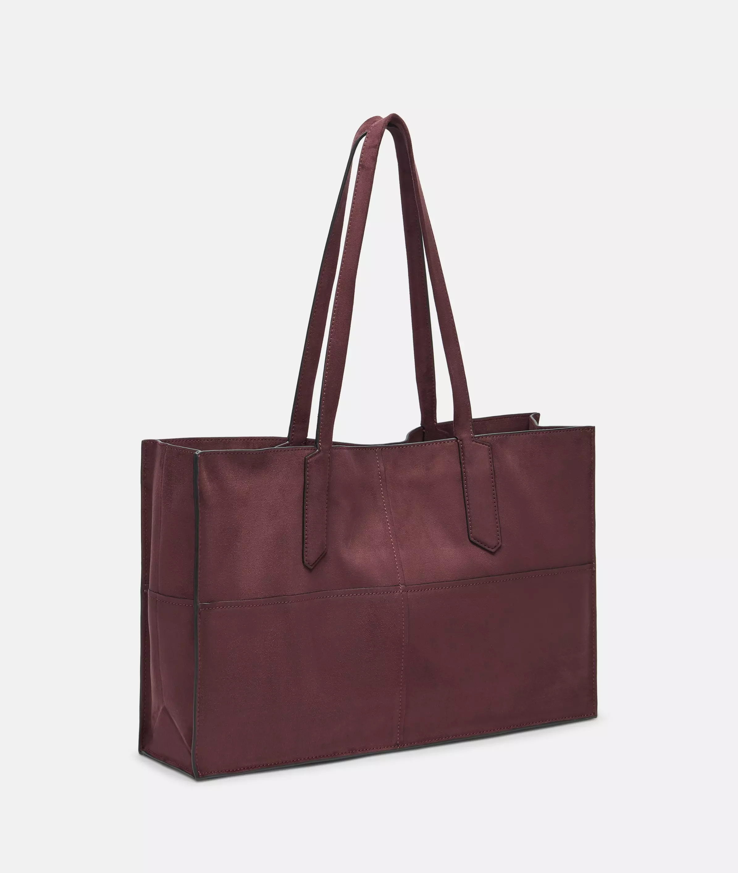 Amy Shopper L Large faux leather shopper