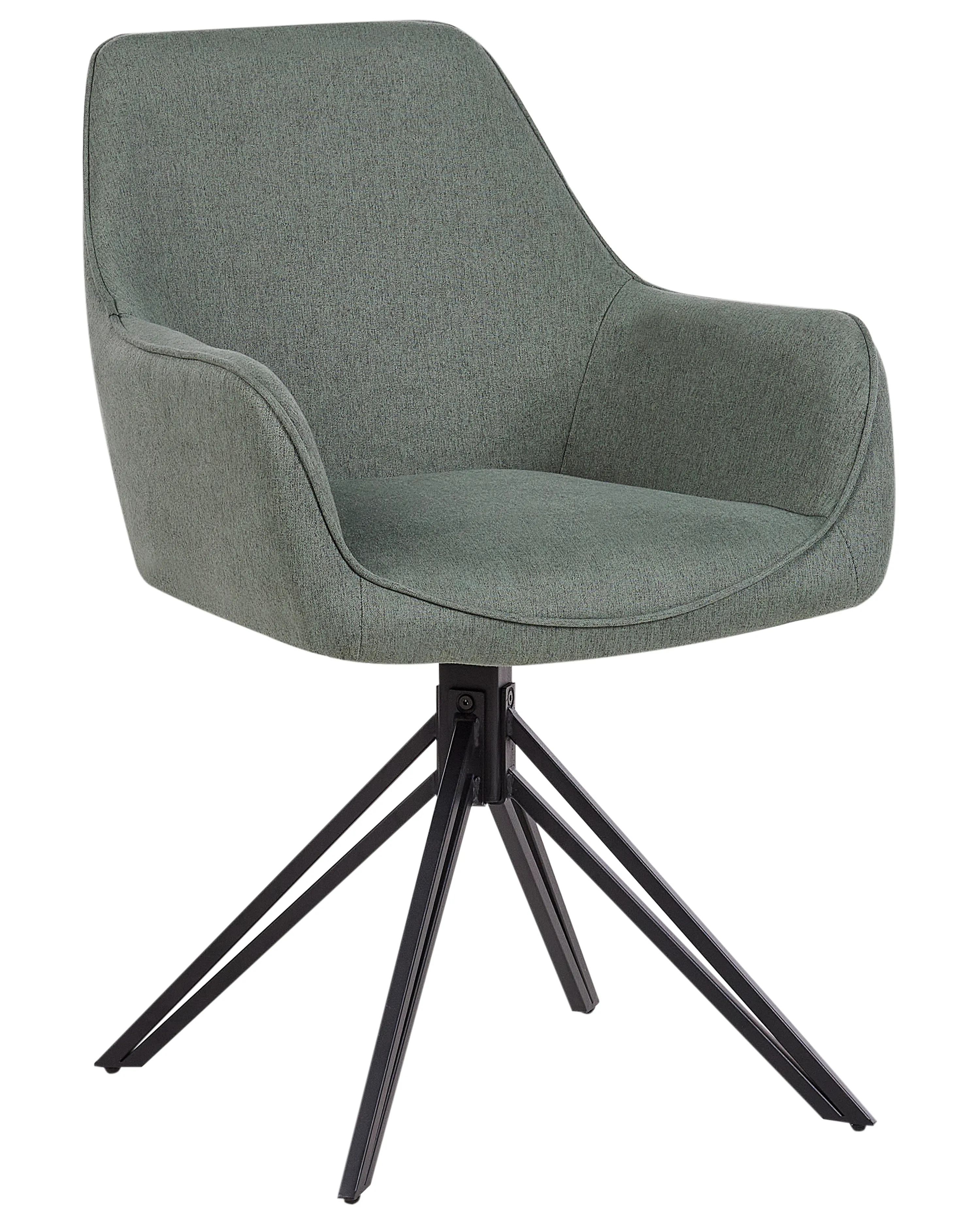 Set van 2 eetkamerstoelen draaibaar JODAR Donkergroen