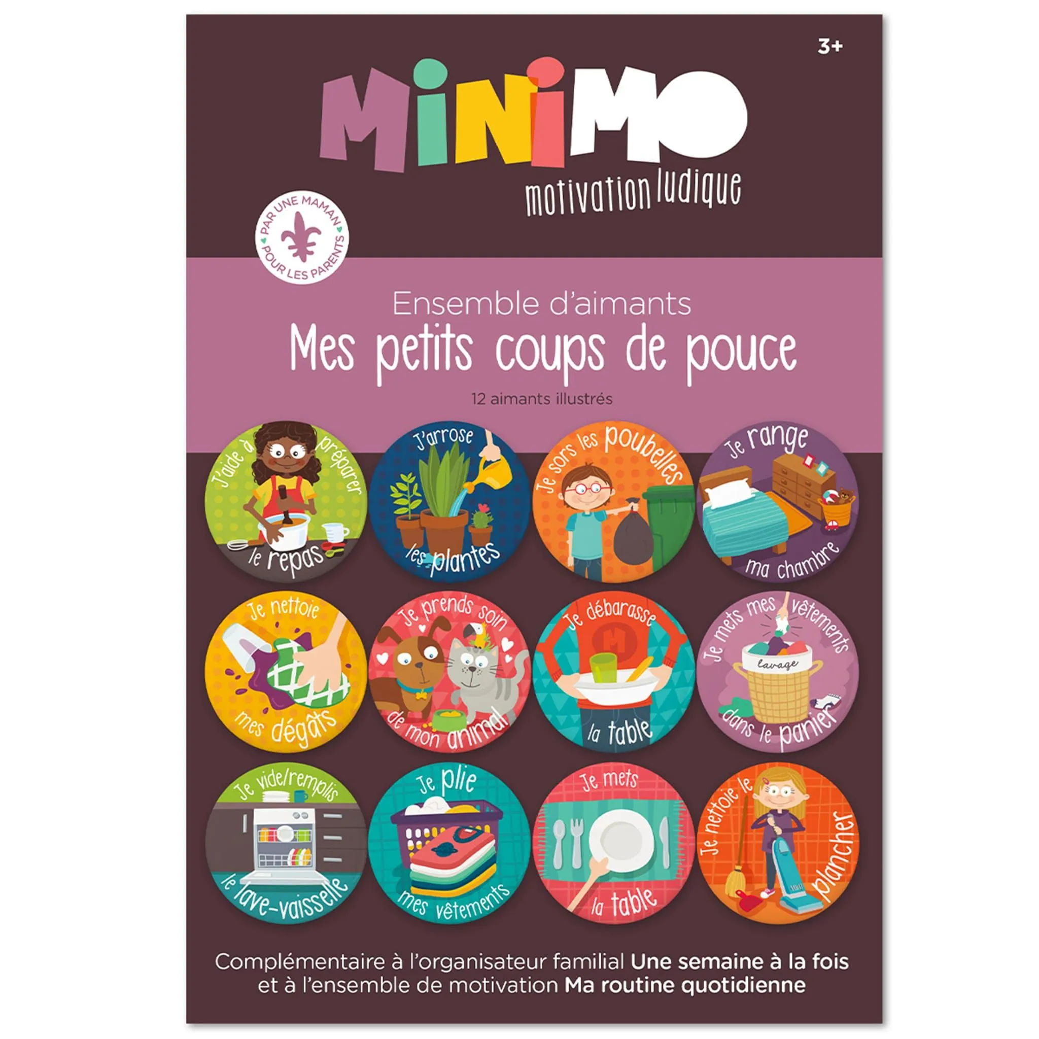 Minimo Aimant Paquet de 12 - Coups de Pouce