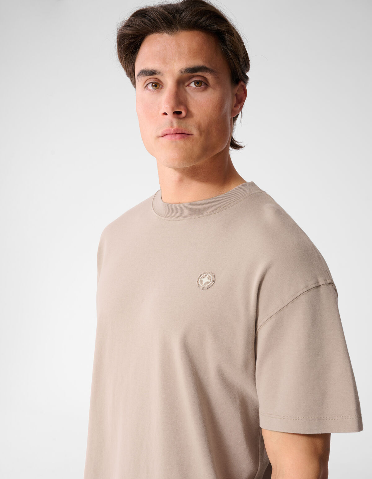 Washed Spark T-shirt Taupe