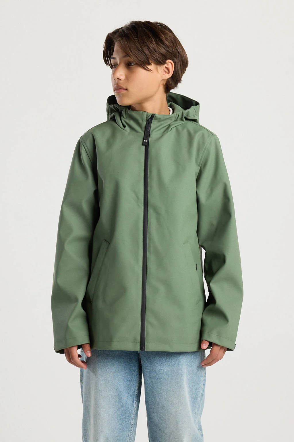 America Today regenjas herfst groen
