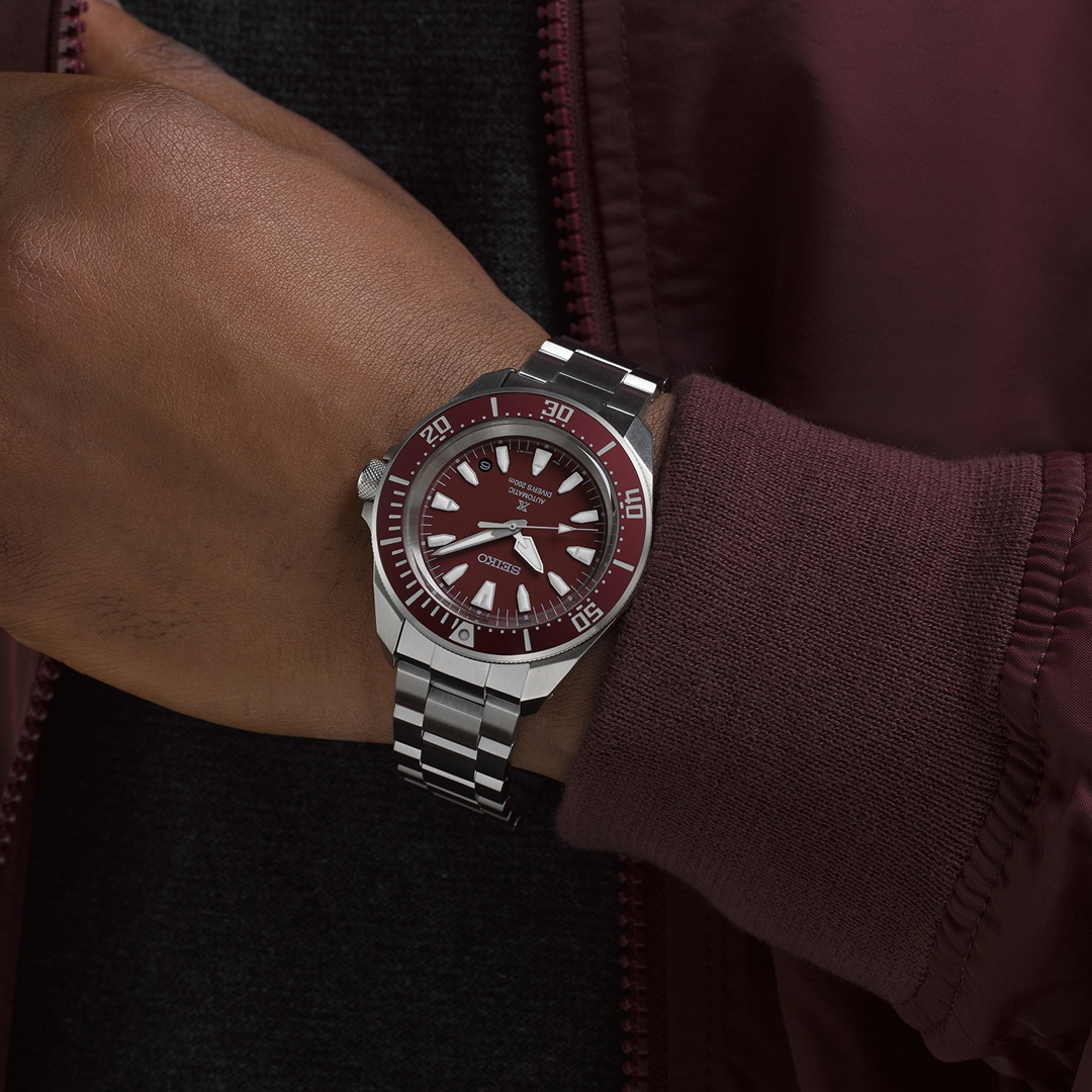 Seiko Prospex Automatik Diver´s Slim Samurai Rot