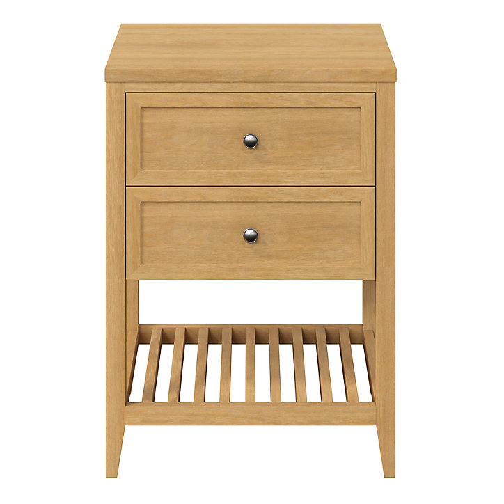 Plan de toilette GoodHome Perma placage chêne 60 cm