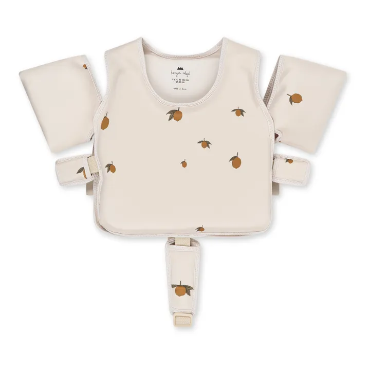 Konges Sløjd Gilet de natation avec brassards Lemon