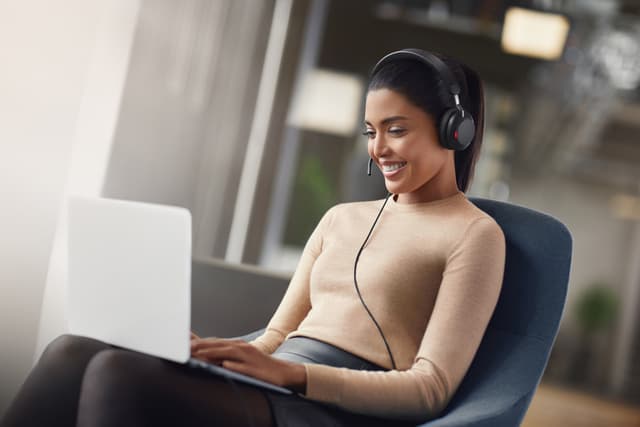 Jabra Evolve2 40 SE USB-A MS Stereo høretelefoner