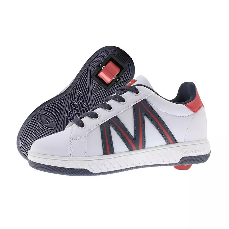 Chaussures à roulettes BREEZY ROLLERS Classic White/Navy/Red