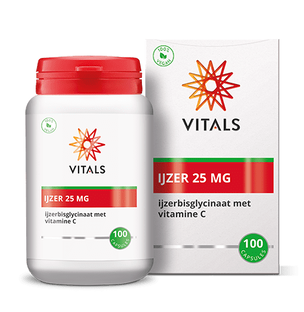Vitals IJzer 25mg Capsules 100CP