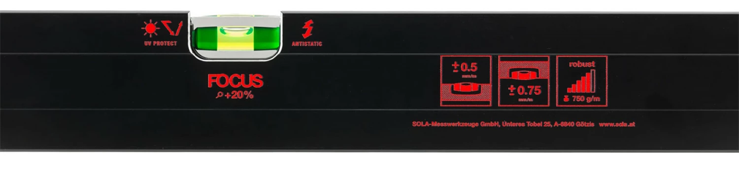 Sola AZ Limited Edition Blokwaterpas Duo Combo Set - 600   1200 mm