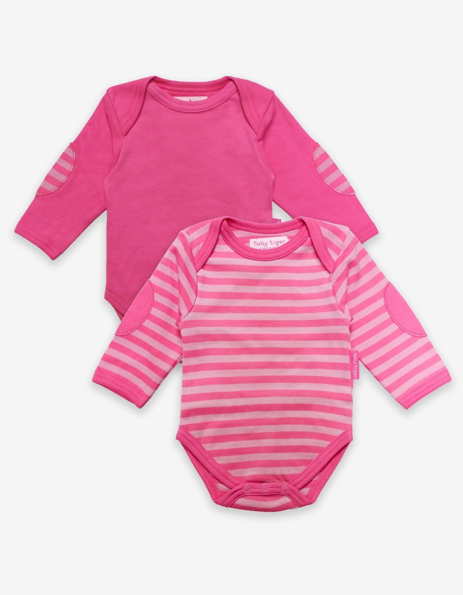 Toby Tiger Langarm Baby Bodys  im Doppelpack