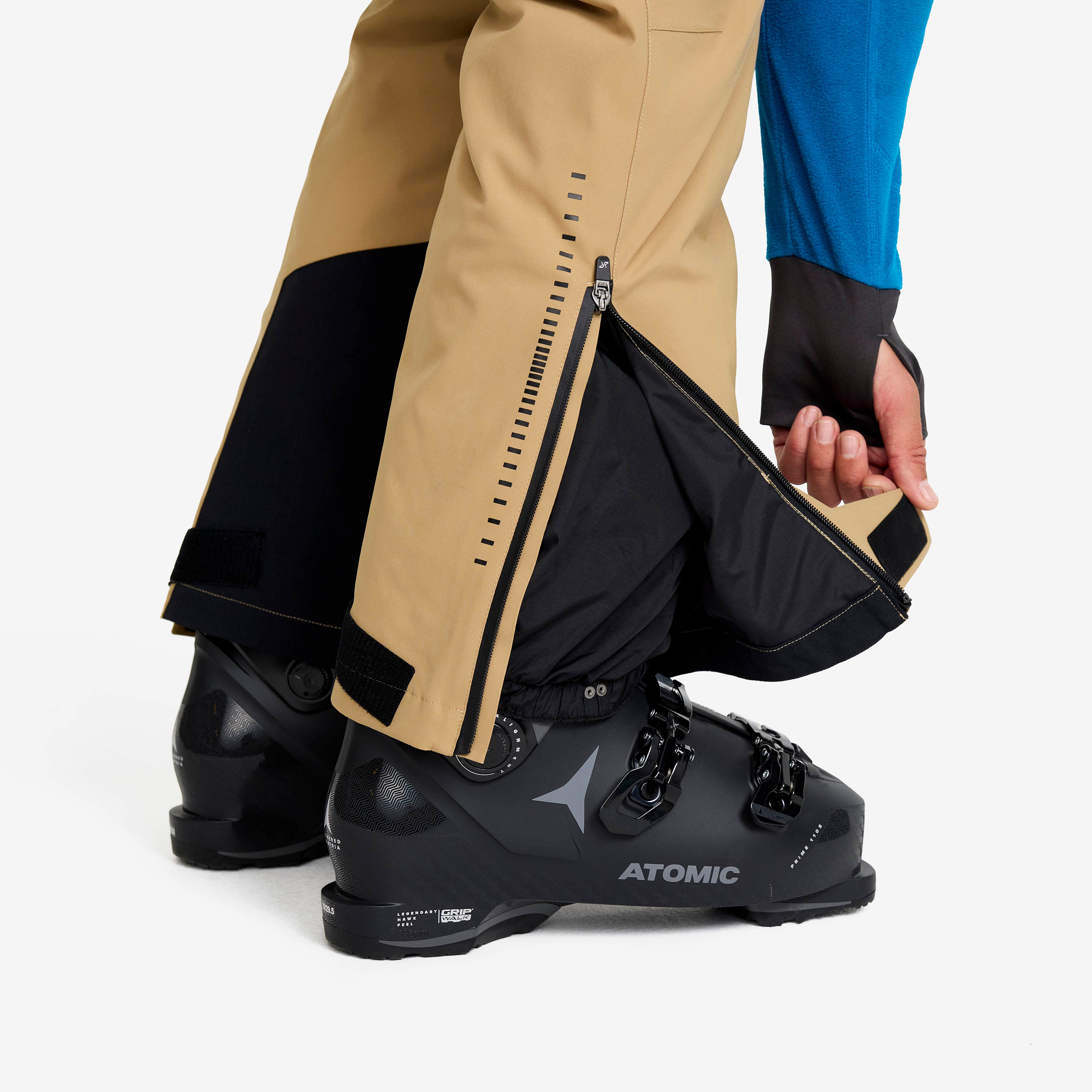 Halo 2L Insulated Ski Pants Herre Kelp Beige