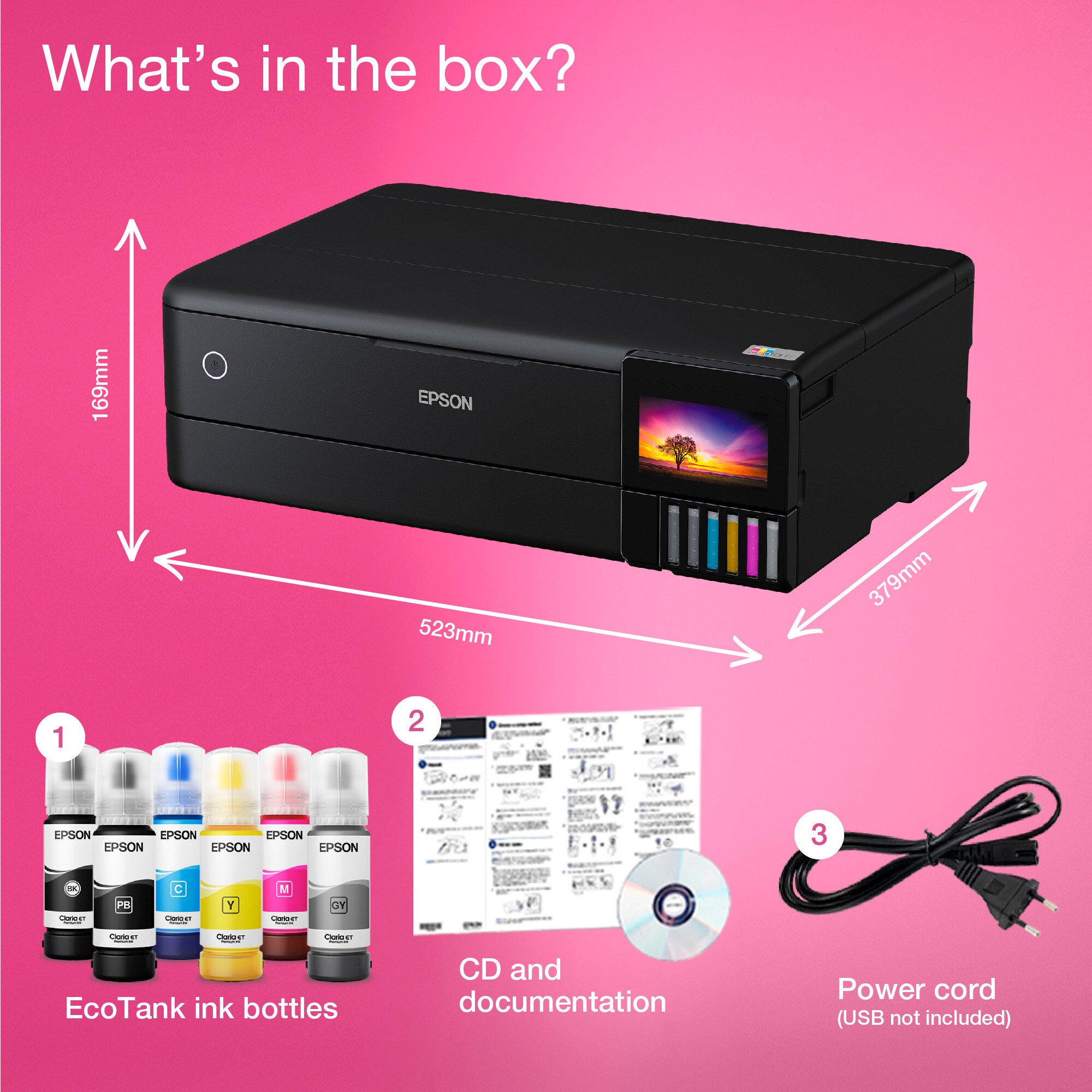 Epson Multifunktionsdrucker EcoTank ET-8550