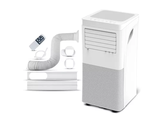 Climatiseur mobile réversible chaud/froid 9000BTU - 2.9KW avec télécommande et fonction Wifi