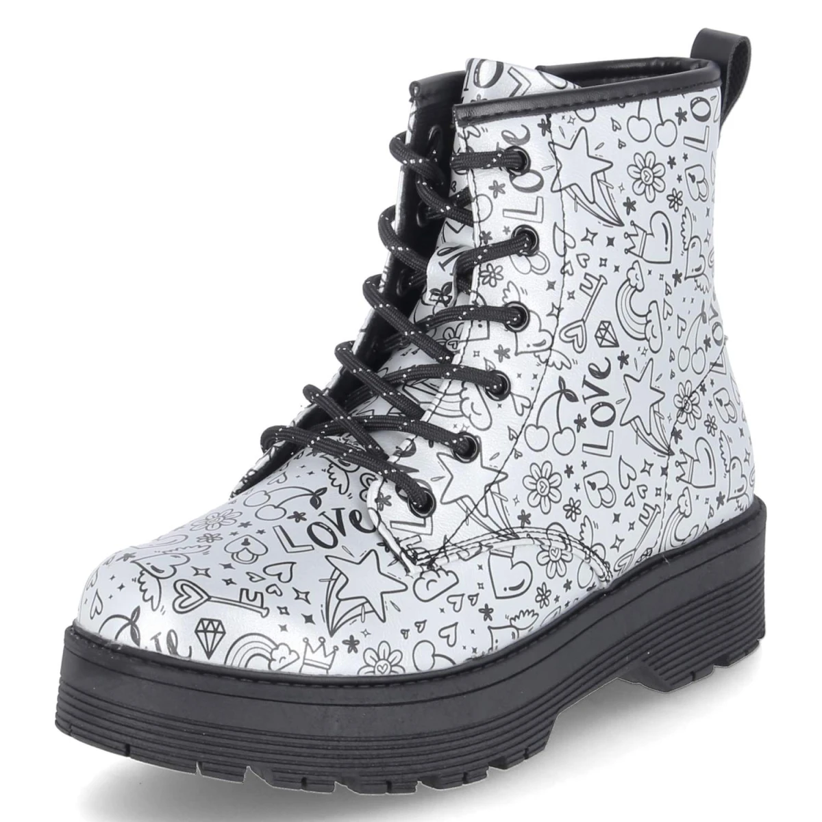 SkechersBoots GRAVLEN HI DOODLE DOWN - slbk