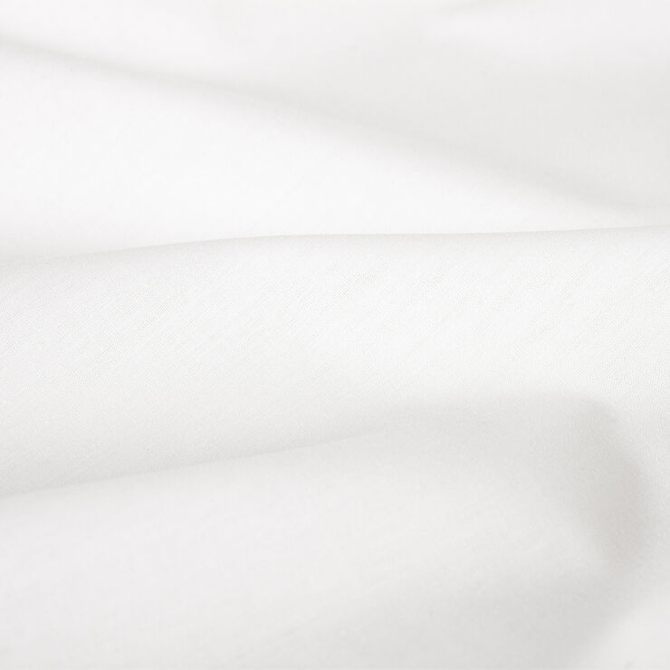 Night & Day Økologisk U-split lagen, percale - GOTS, hvid Hvid