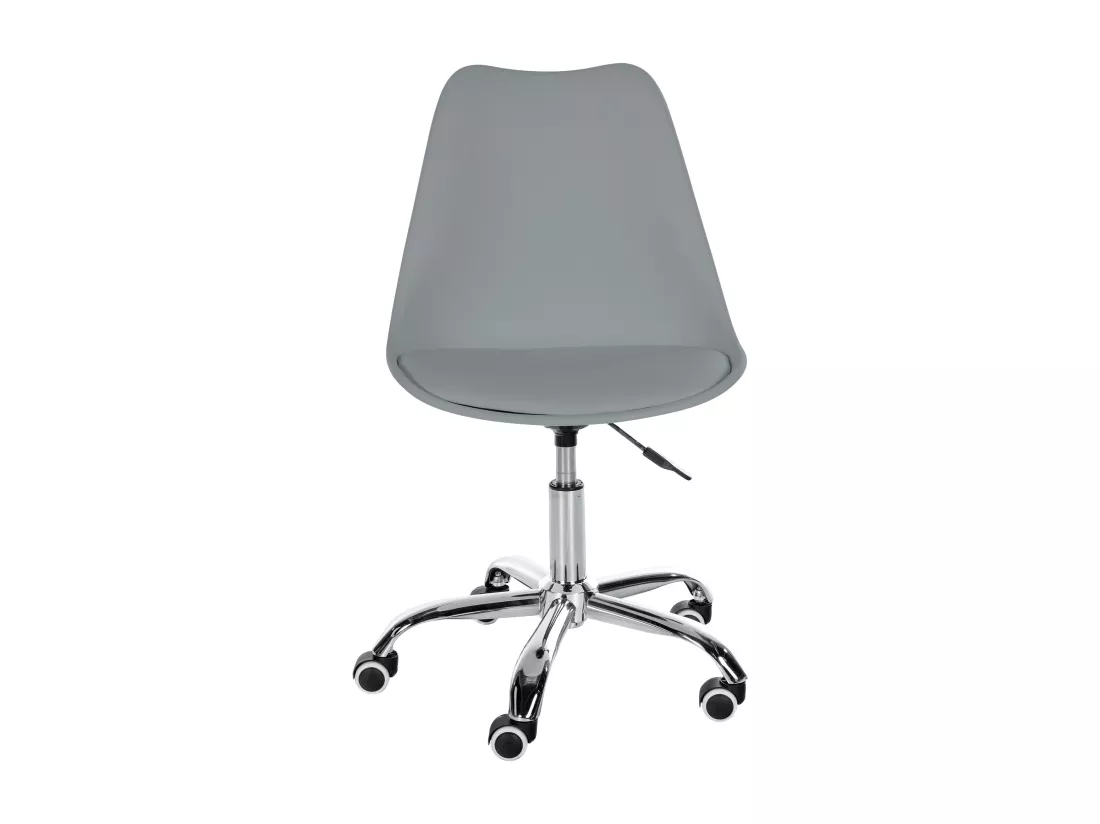 Tabouret de bureau - Plastique - Gris - Laflin
