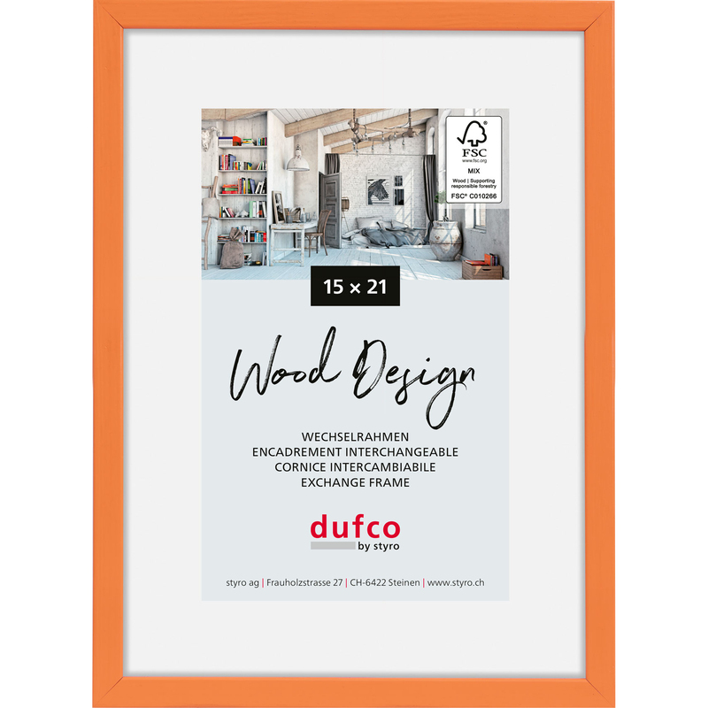 Dufco Bilderrahmen Hay, 15 x 21 cm, orange