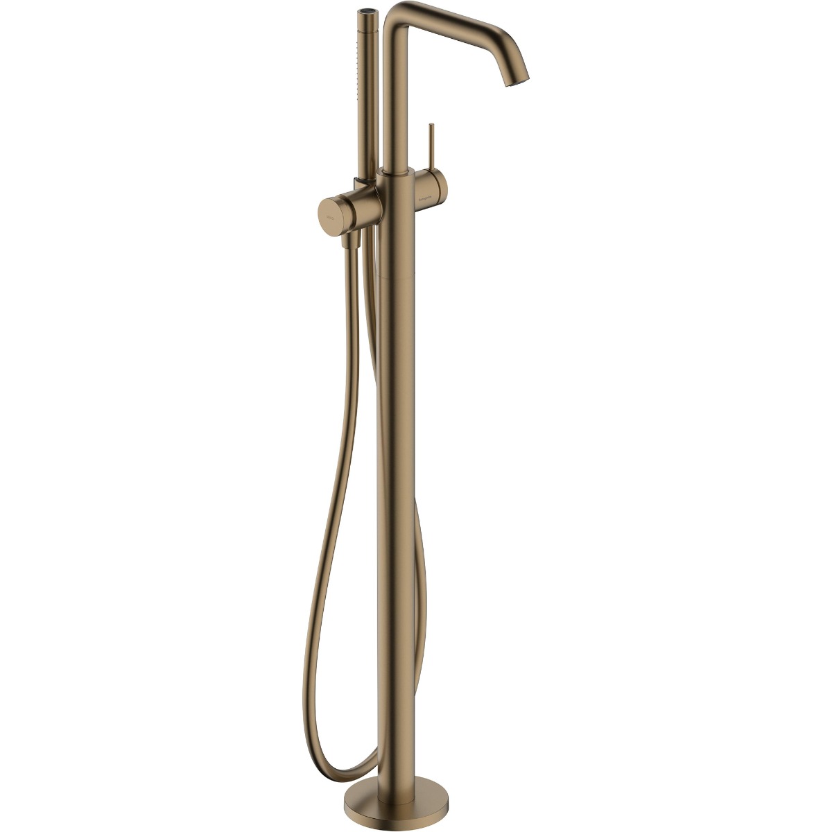 Hansgrohe Tecturis S vrijstaande badkraan brushed bronze
