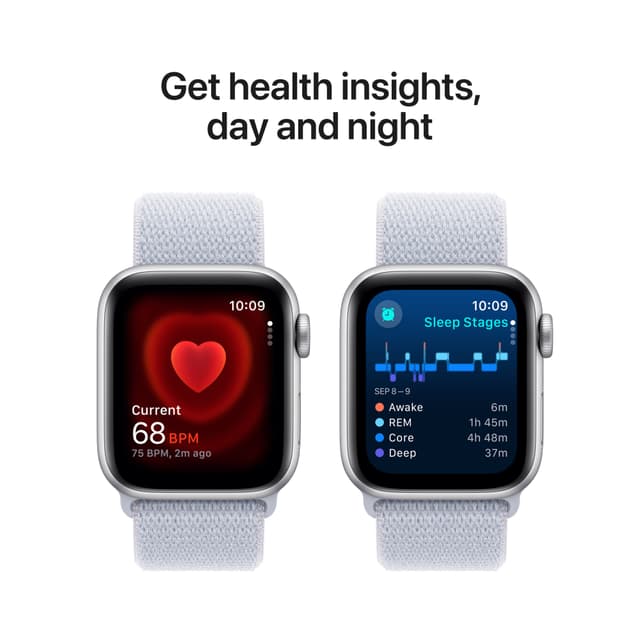 Apple Watch SE 2nd Gen 40mm LTE (Silver Alu/Blue Cloud sport loop)