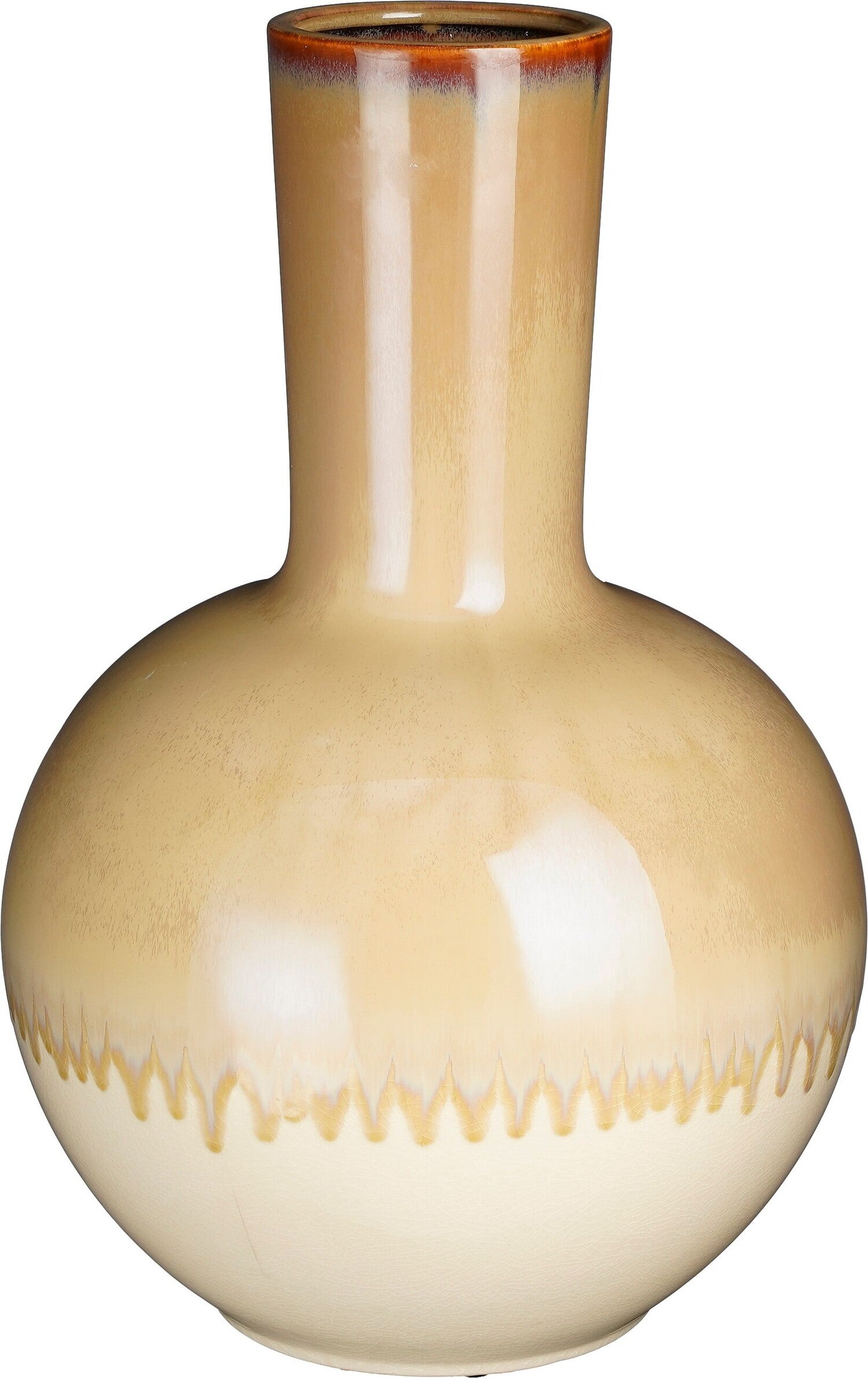 Mica Decorations vaas Holm wit D 34 H 52 cm