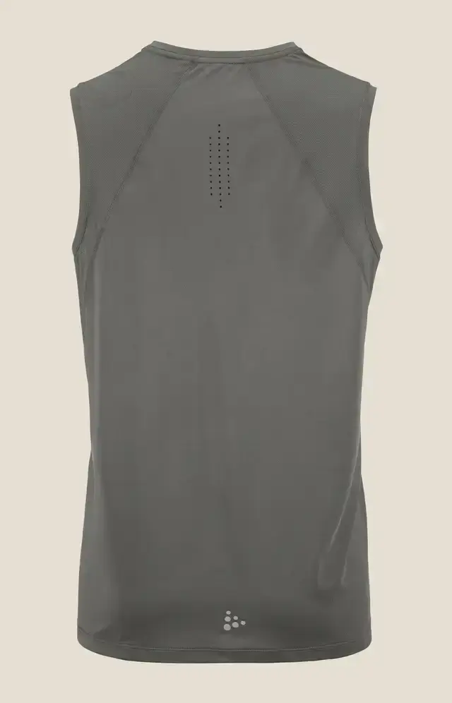 Craft ADV Essence 3 Hardloopshirt Zonder Mouwen Grijs Heren