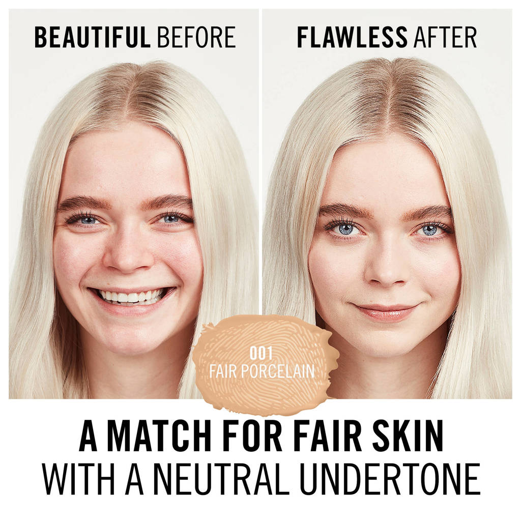 TopperMatch Perfection foundation - Fair Porcelain 001