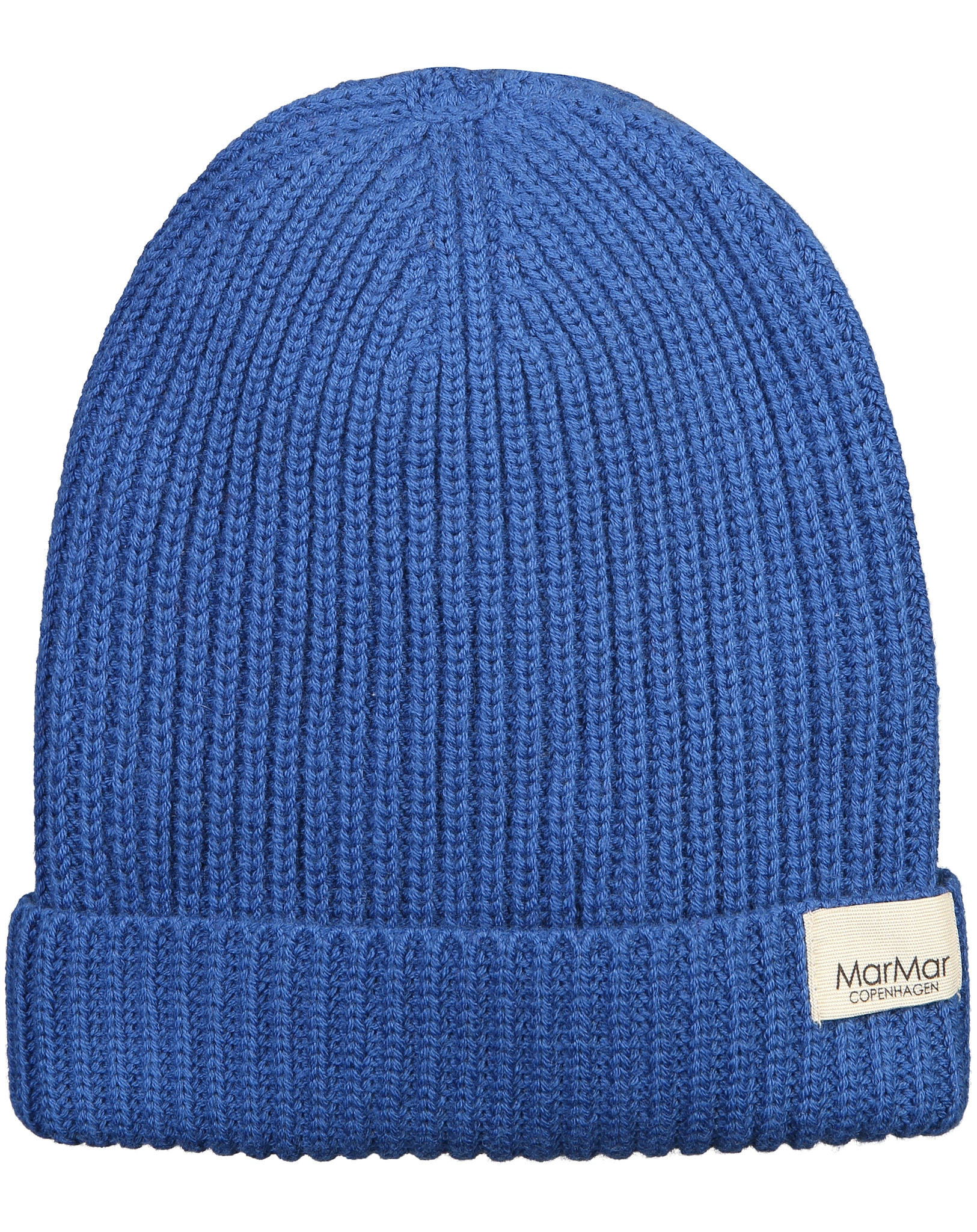 Strickmütze ATLAS mit Wolle in space blue