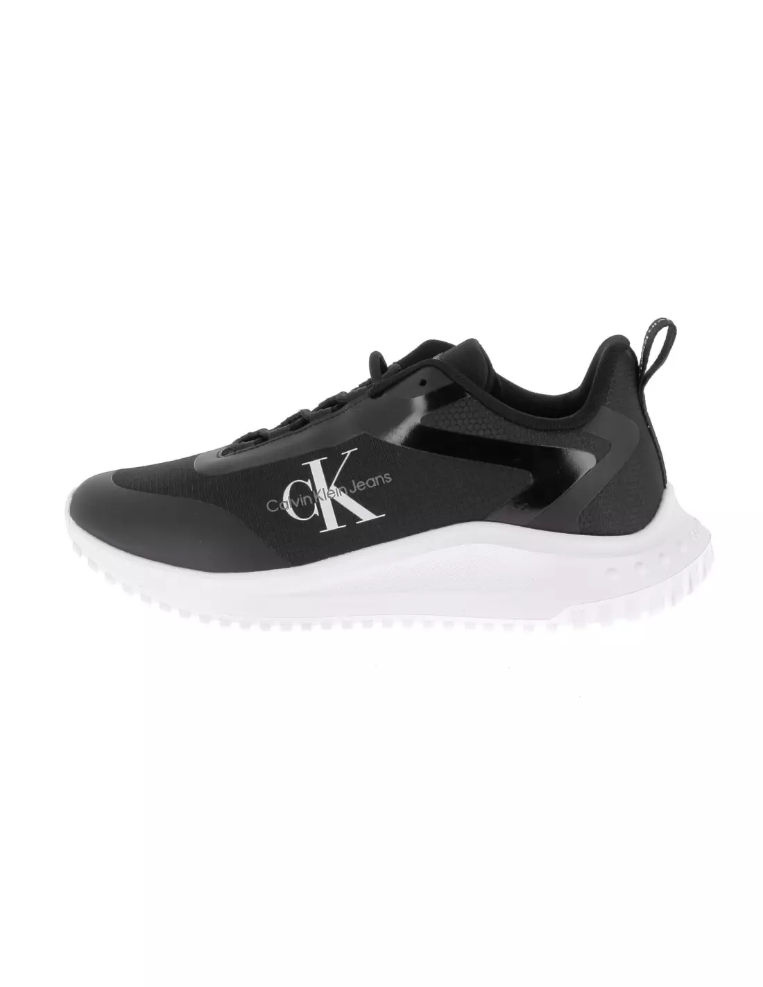 CALVIN KLEIN JEANS EVA RUNNER LOW - Baskets 0GMBLACKBRIGHTWHITE