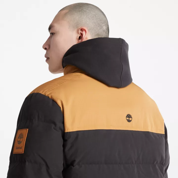Doudoune Welch Mountain pour homme en noir/jaune