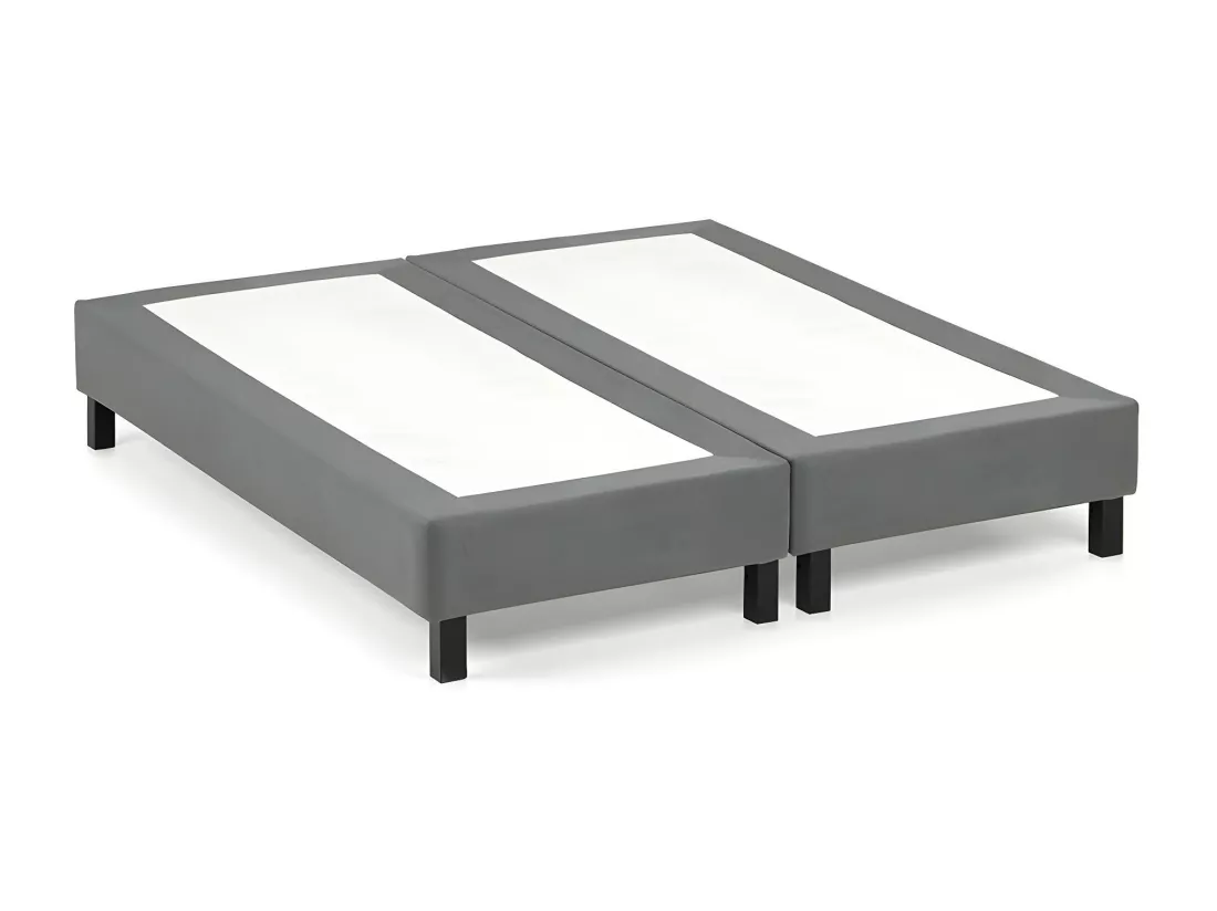 Ensemble 180 x 200 cm sommier déco en kit + matelas hybride ressorts ensachés 7 zones et mémoire de forme ASGARD de YSMÉE ép.30cm - ASGARD de YSMÉE