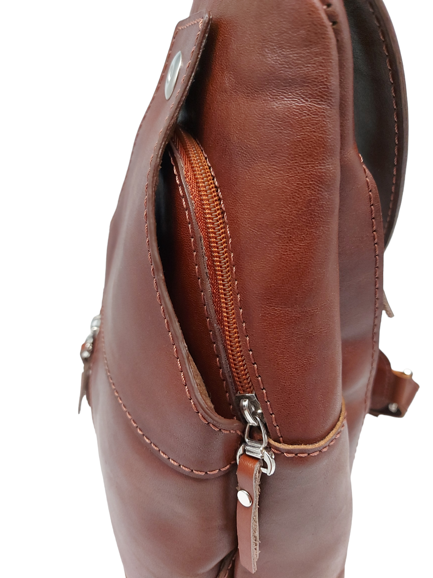 Handgemaakte Leren Crossbody Tas Heren – Elodina