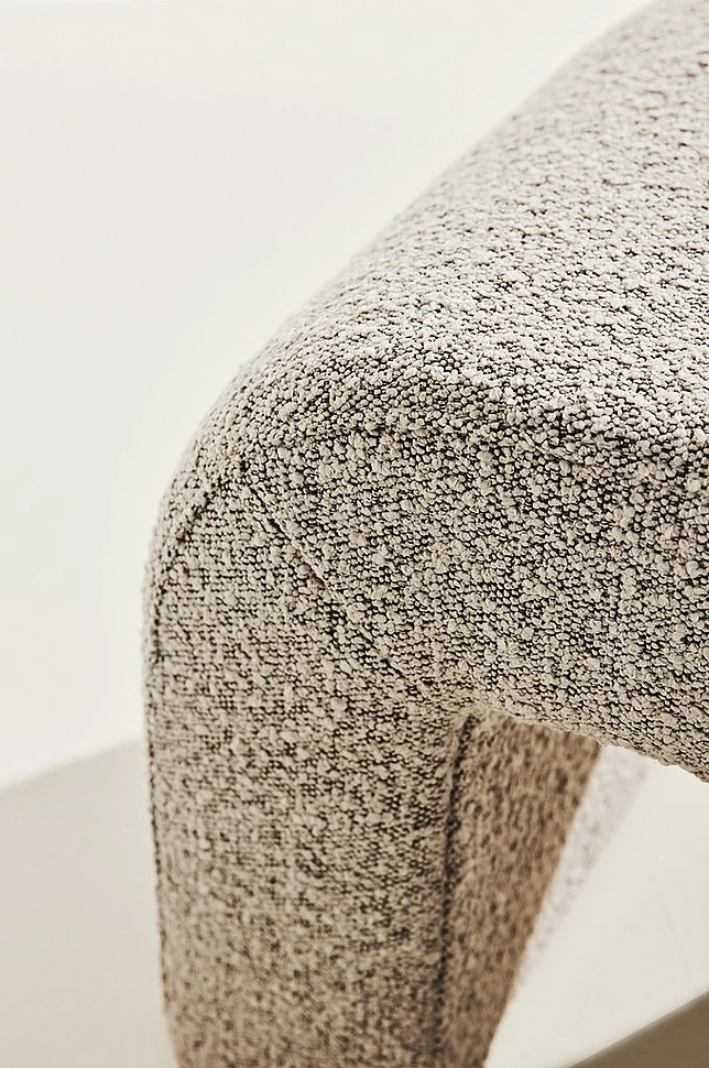 Odette puff i bouclé 45x41 cm