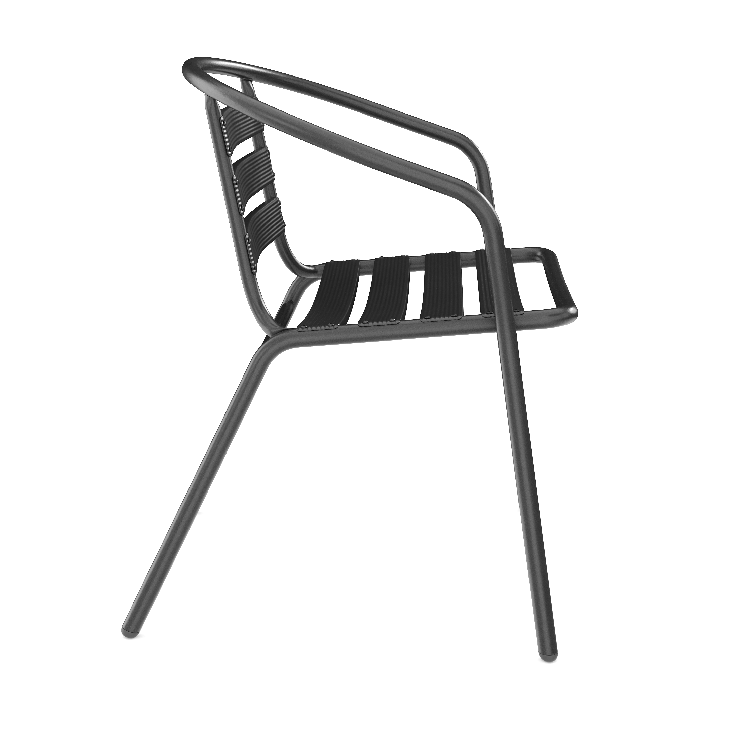 Gartenstuhl NOA Aluminium schwarz