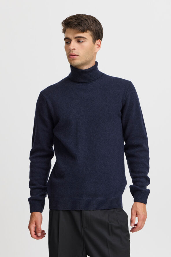 Casual Friday CFKARL roll neck bounty knit Navy blazer