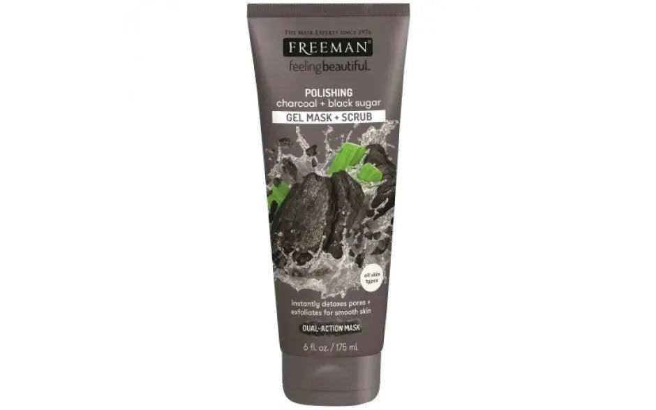 Gel Mask Scrub Charcoal and Black Sugar