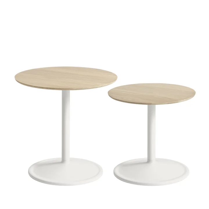 Muuto - Soft Beistelltisch, Ø 41 cm, H 40 cm, beigegrün