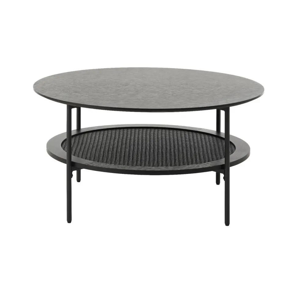 Nordic Home - Meya salontafel Ø80 cm - zwart