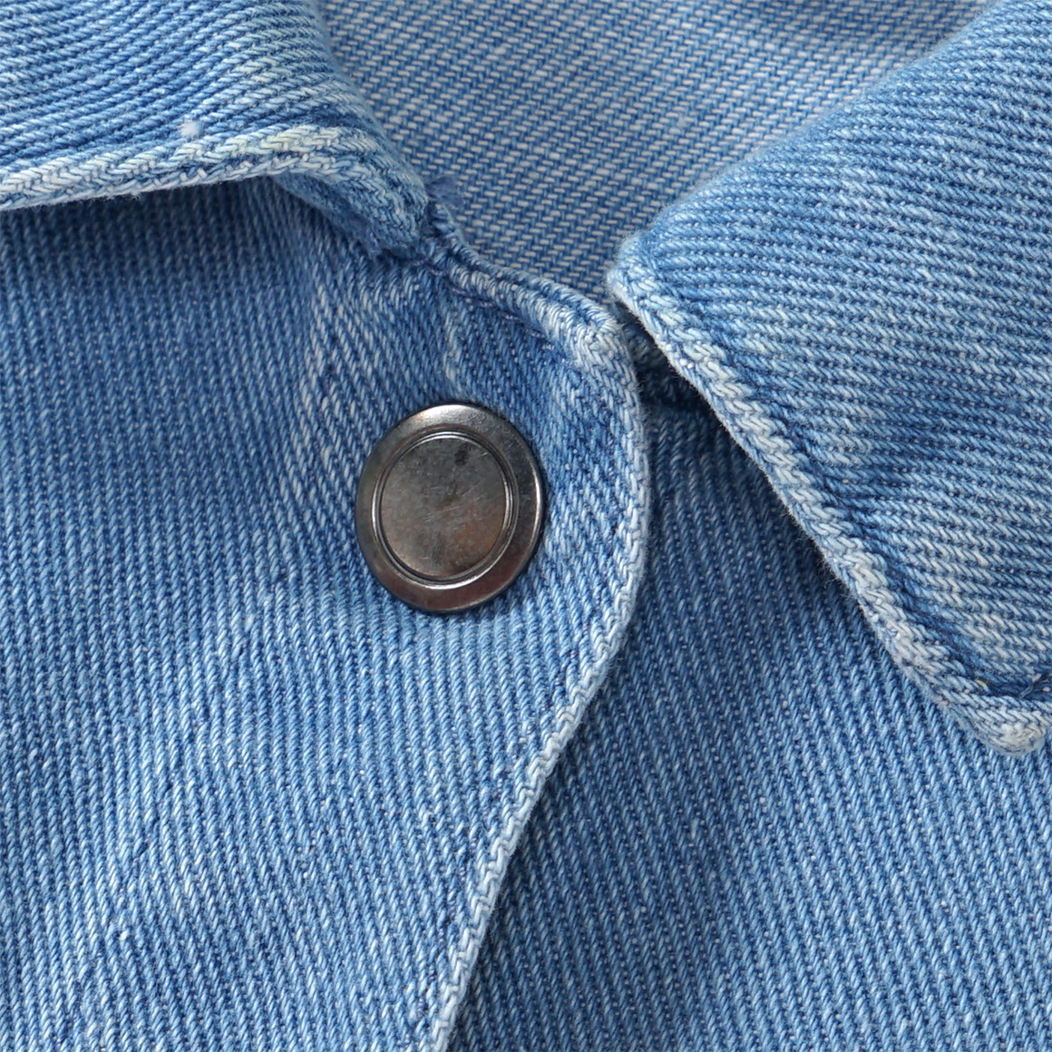 Topolino Mädchen Jeansjacke mit Stickereien hellblau