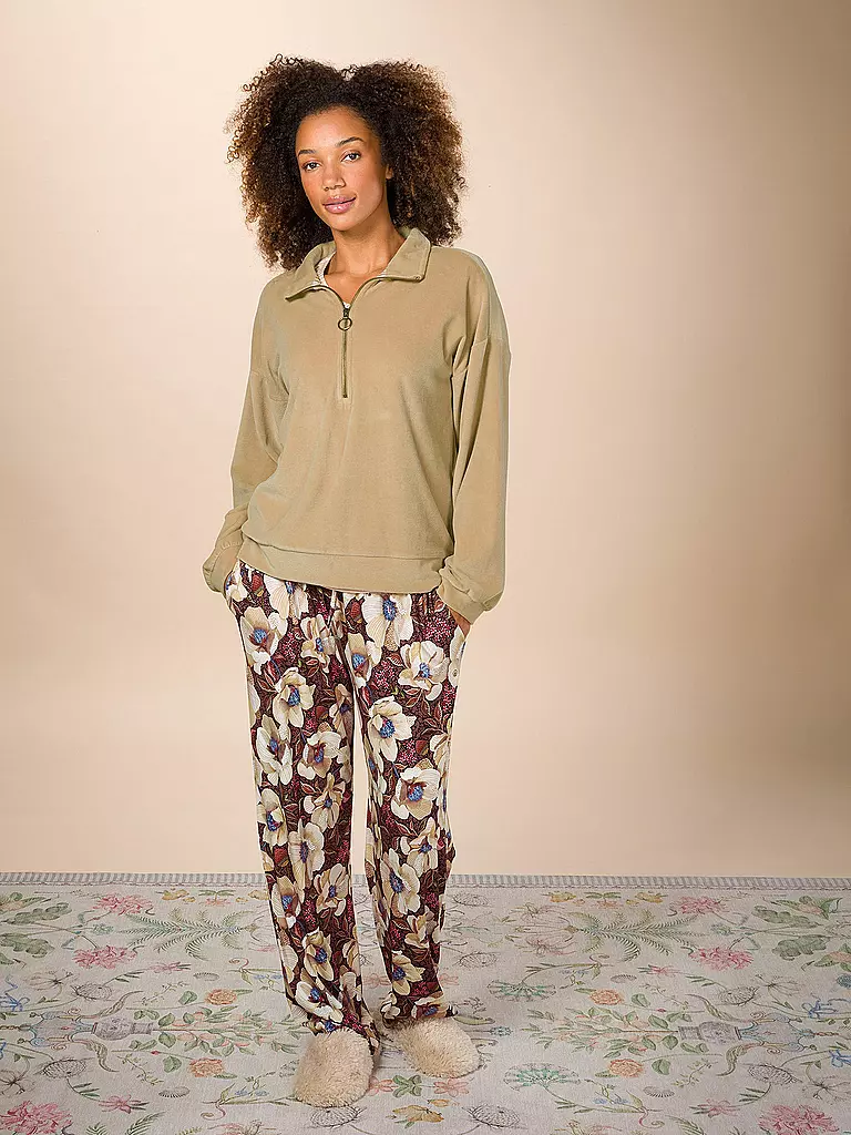 PIP STUDIO Pyjamahose BELIN ROSITA braun