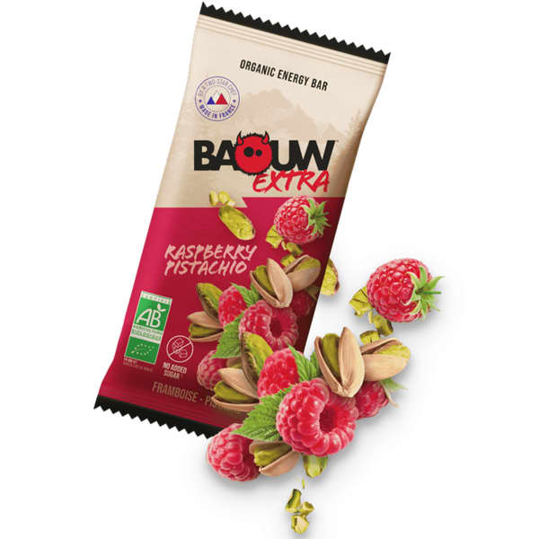 Barres énergétiques BAOUW EXTRA BIO FRAMBOISE 50G