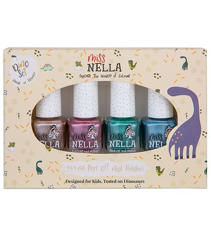 Miss Nella Nagellack - 4er-Pack - Dino -Set