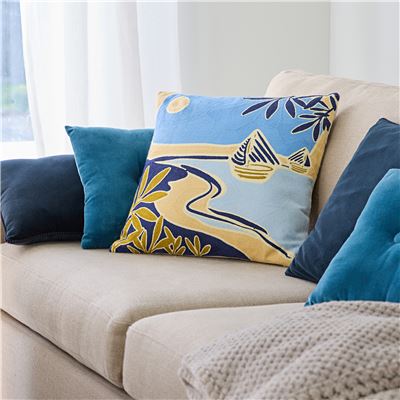 Coussin brodé