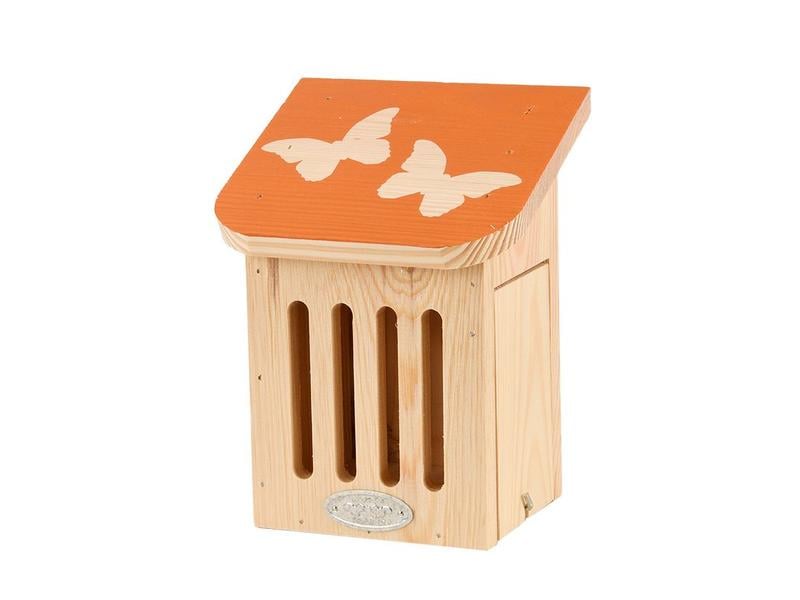 Esschert Design Schmetterlingshaus, Orange Hotel für Schmetterlinge