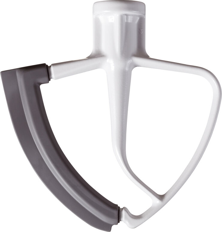KitchenAid Artisan fladpisker fleksibel til standmixer hvid Hvid/grå