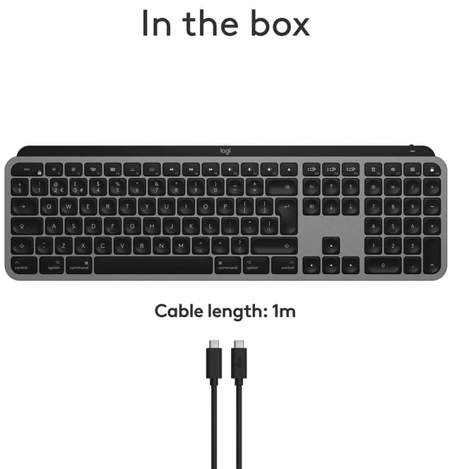 Logitech MX Keys S Mac trådløst tastatur
