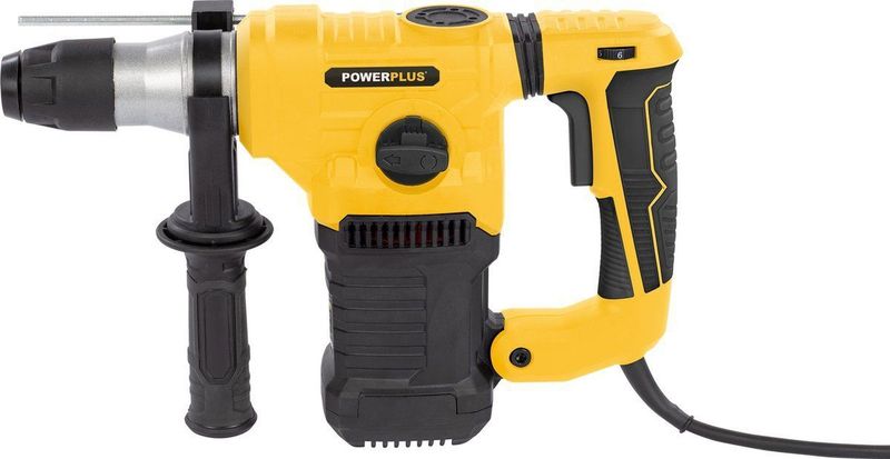 Powerplus - Boorhamer - 5 Joule - Kunststof Opbergkoffer - 17 Accessoires