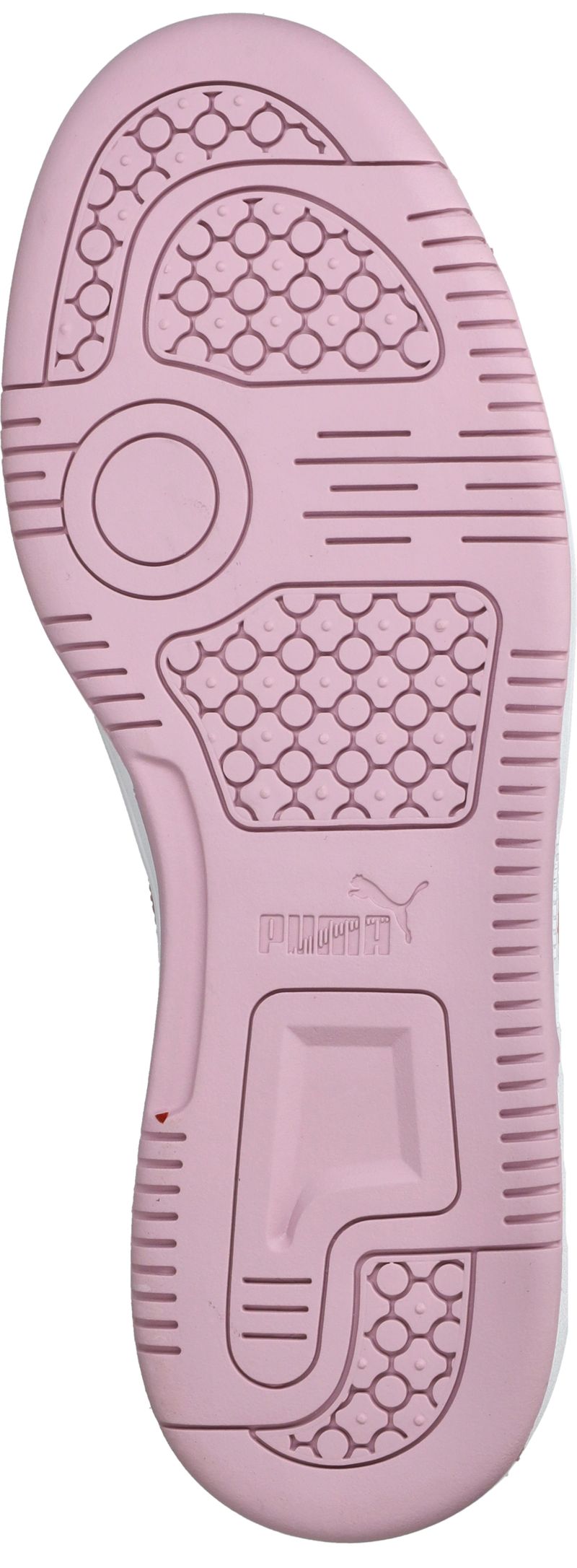 Puma Rebound V8 Mid Blurry JR Sneakers Roze Meisjes