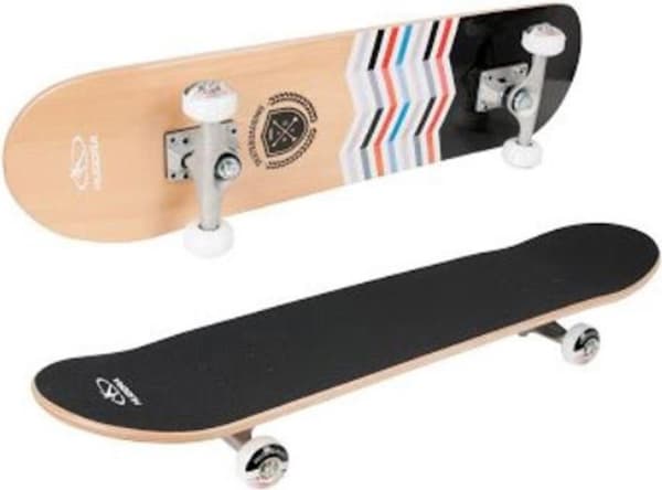 HUDORA 12553, Skateboard (klassisk), Sort, Tre, Bilde, 100 kg, Gutt/Jente